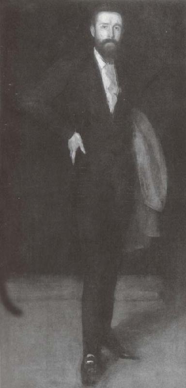 James Abbott McNeil Whistler Arrangement in Schwarz Portrait von F.R.Leyland